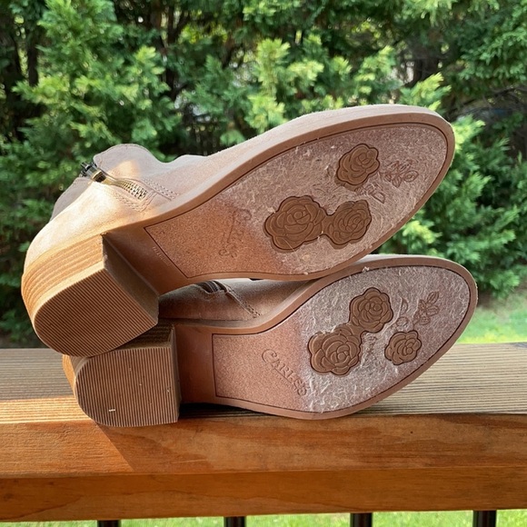 Carlos Santana Brie Ankle Booties Doe Tan 8.5 - Picture 5 of 13